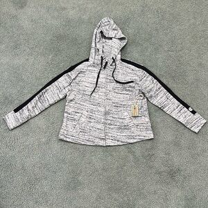 Todd Snyder x Champion Heathered Gray Triblend Soft Hoodie NEW womens M